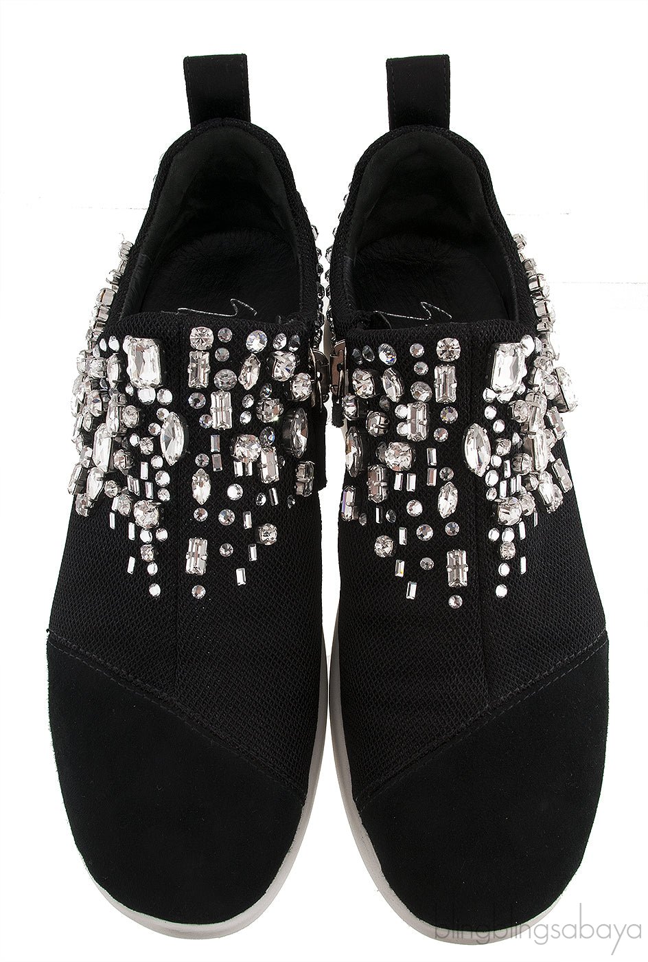 Gemma Crystal Black Sneaker