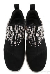 Gemma Crystal Black Sneaker