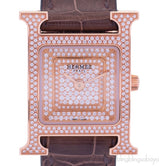 Heure H Diamond Rose Gold Medium Watch