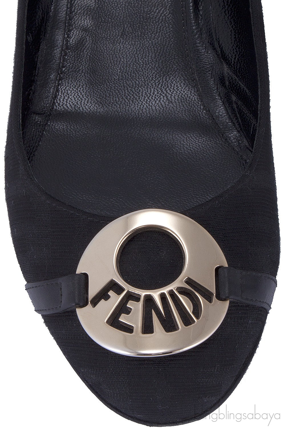 Mid-Heel Wedge Medallion Flats