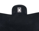 Black Caviar Maxi Flap Bag PHW