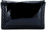 Black Patent XL Le Boy Shoulder Bag