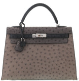 Kelly 32 Tri-color Ostrich PHW