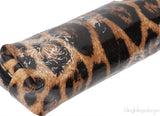 Leopard Print Patent Leather Accessories Pouch