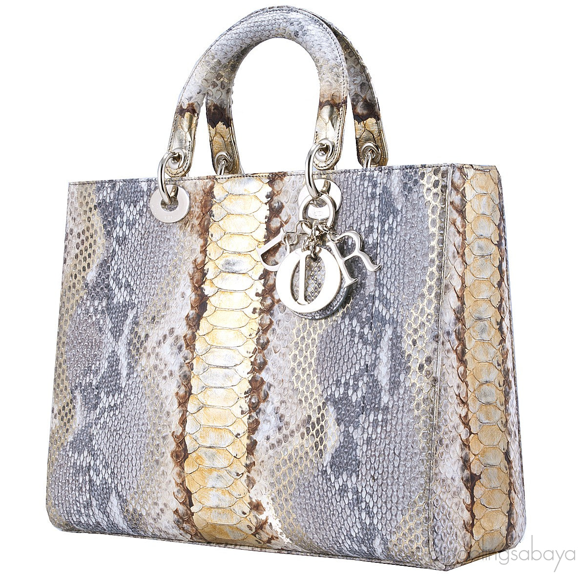 Lady Dior Royal Python Beige & Gold
