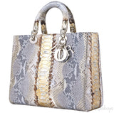 Lady Dior Royal Python Beige & Gold