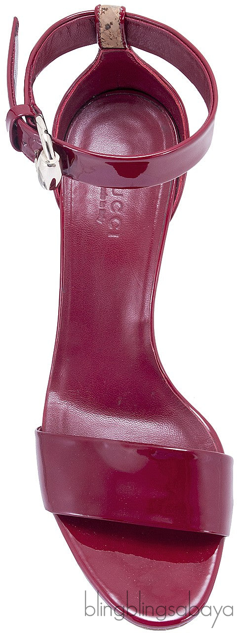 Red \"Santander\" Cork Wedge