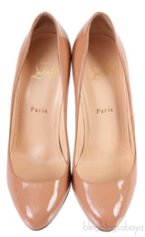 Nude Patent Leather Heels