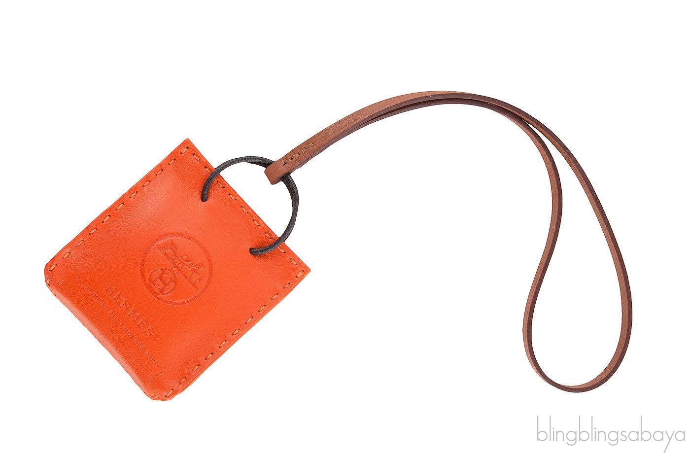 Orange Bag Charm