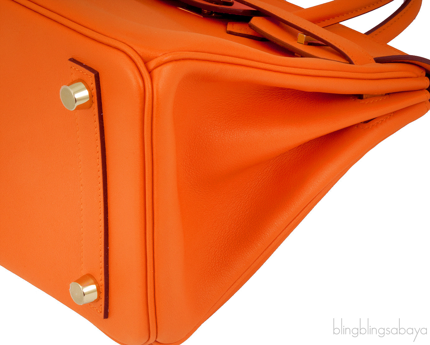 Birkin 25 Orange GHW