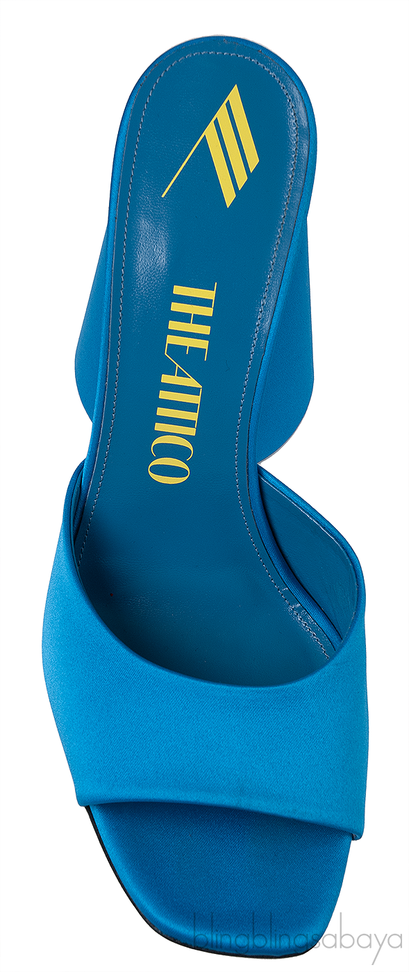 Attico Blue Luz Mule Sandals
