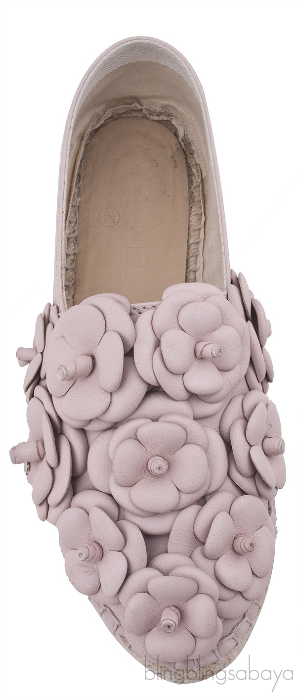 Light Pink Camellia Espadrille