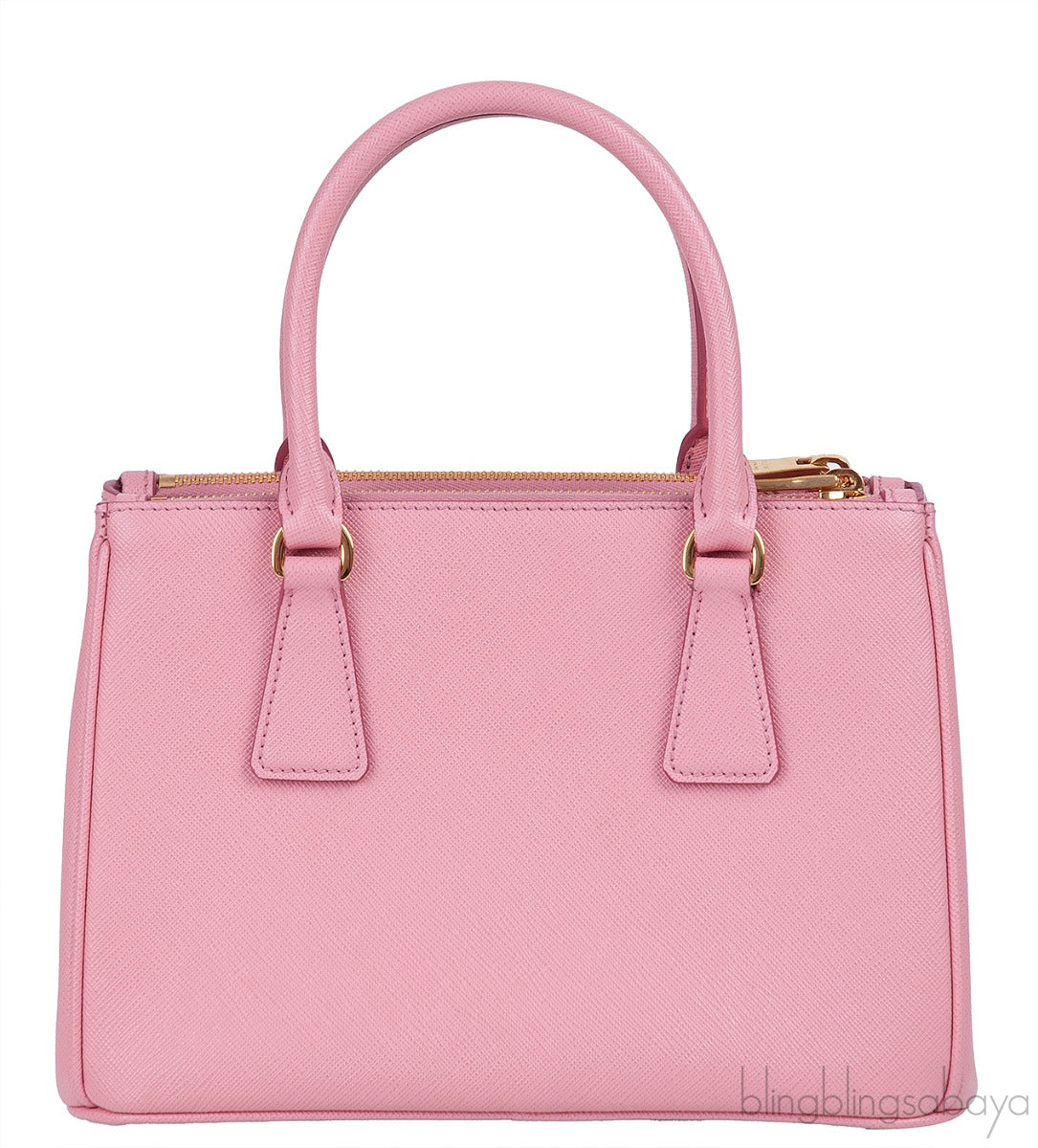 Pink Petal Galleria Saffiano Small Leather Bag