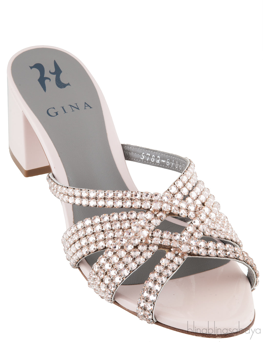 Light Pink Crystal Mule