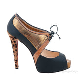 Instrumenta 120 Calf/Spechhio/Pony Leopard Heels