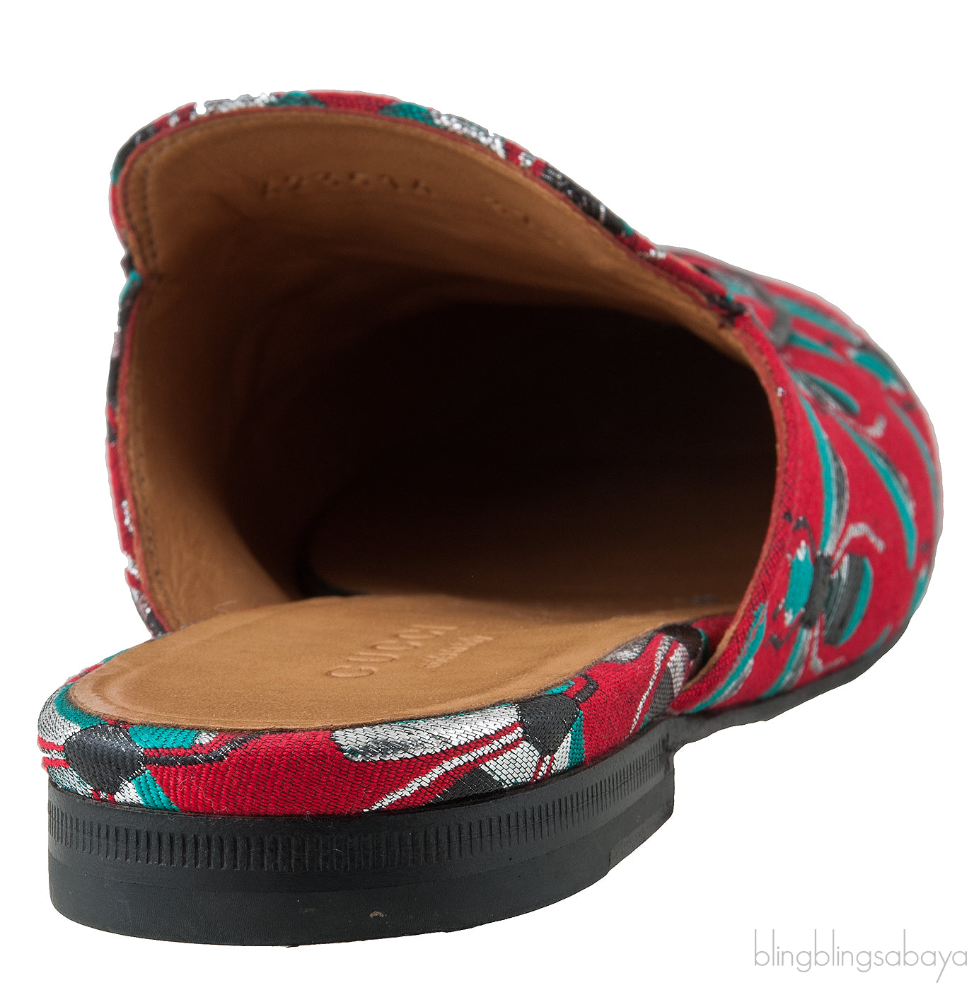 Bee Jacquard Princetown Sandals