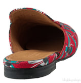 Bee Jacquard Princetown Sandals