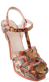 Python Tribute Platform Sandals