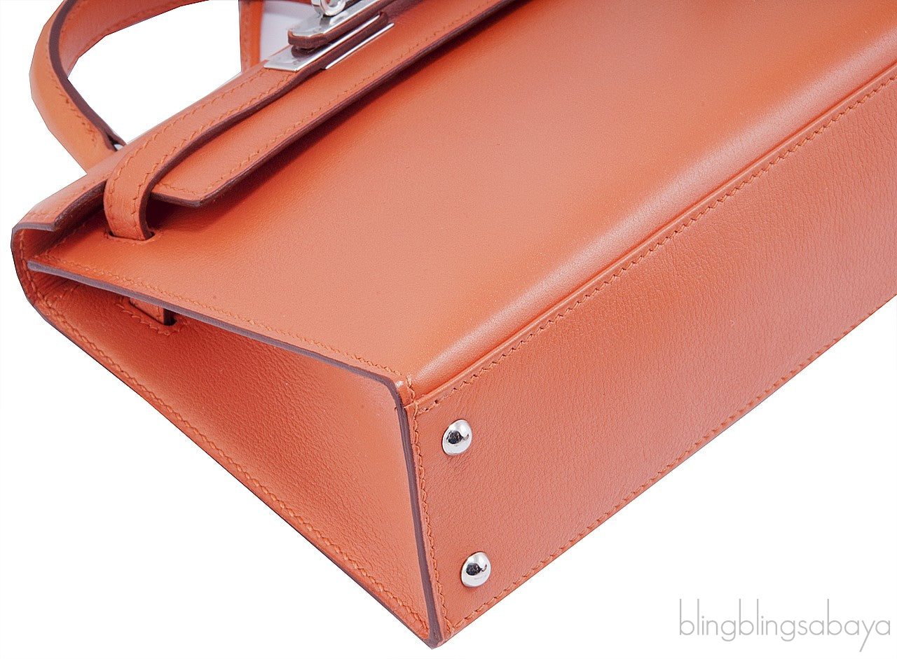 Mini Kelly Sellier Orange Swift