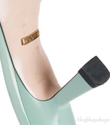 Pastel Green Tiger Head Slide Sandals