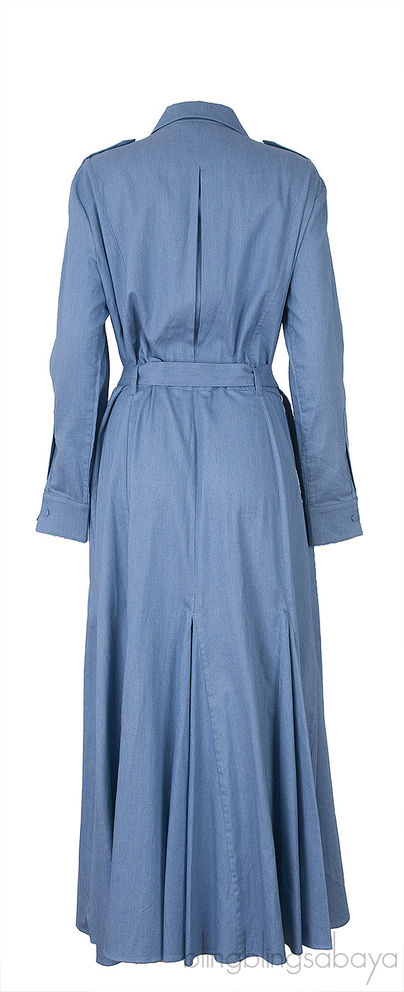 Blue Denim Shirt Dress