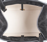 Soft Margaux 10 Black Suede Leather Bag