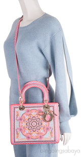 Lady Dior Multicolor Light Pearls & Thread Embroidery