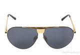 Linda Farrow LFL461 Black & Gold Aviator Sunglasses