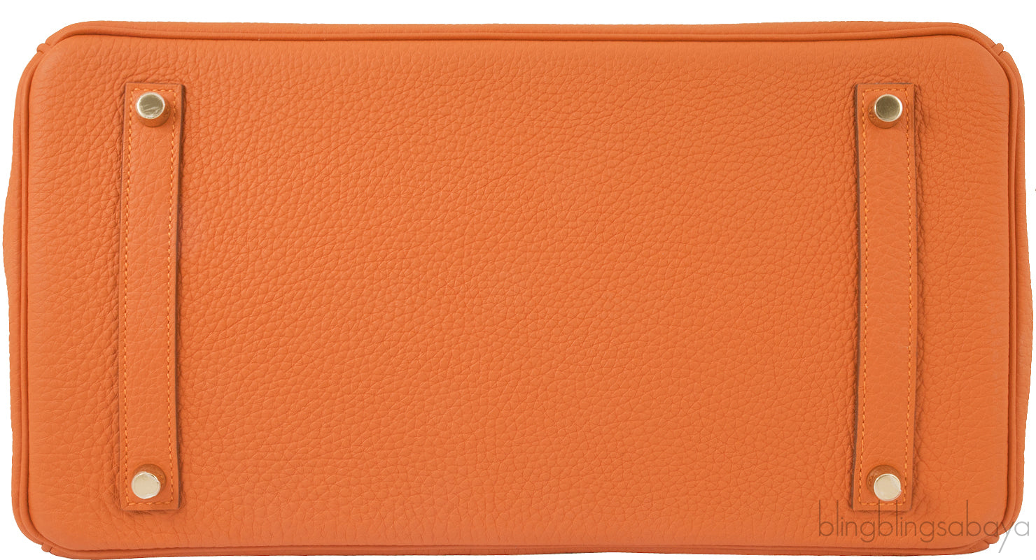 Birkin 35 Orange Togo GHW