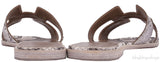 Oran Sandals Natural Python
