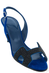 Night 70 Blue Slingback Sandals