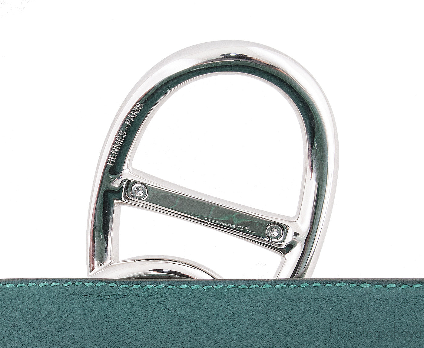 Egee Emerald Crocodile Clutch
