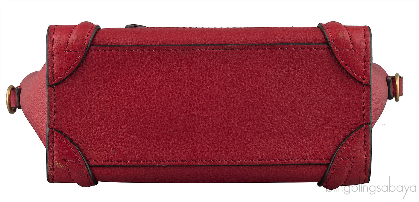 Red Nano Luggage Shoulder Bag