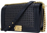 Braided Le Boy Flap Bag