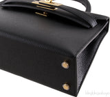 Kelly 20 Black Epsom Sellier GHW