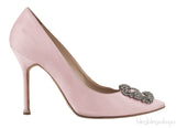 Baby Pink Satin Hangisi Pump