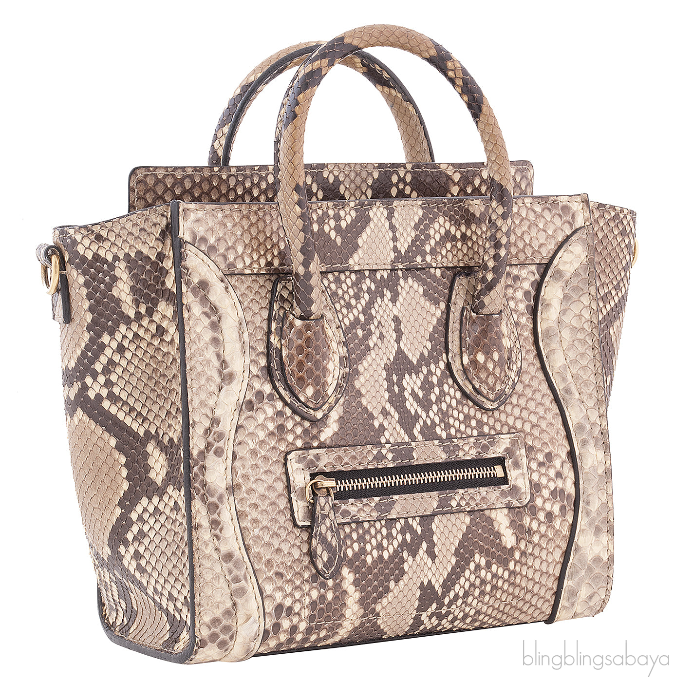 Natural Python Nano Luggage