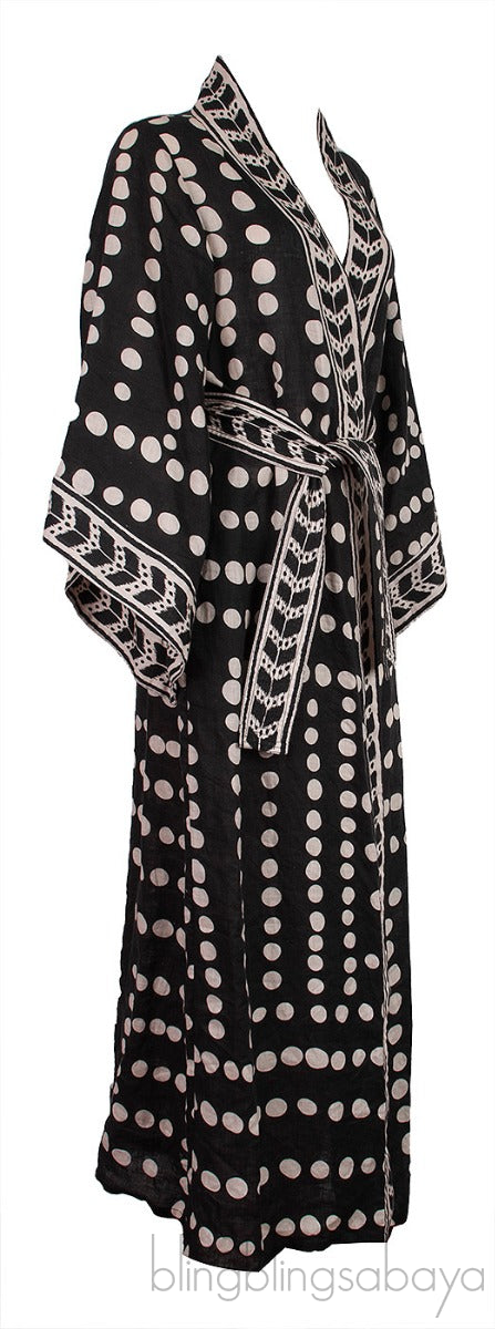 Kuba Bambala Cotton Poplin Kimono