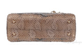 Lady Dior Beaded Python Small Handbag GHW