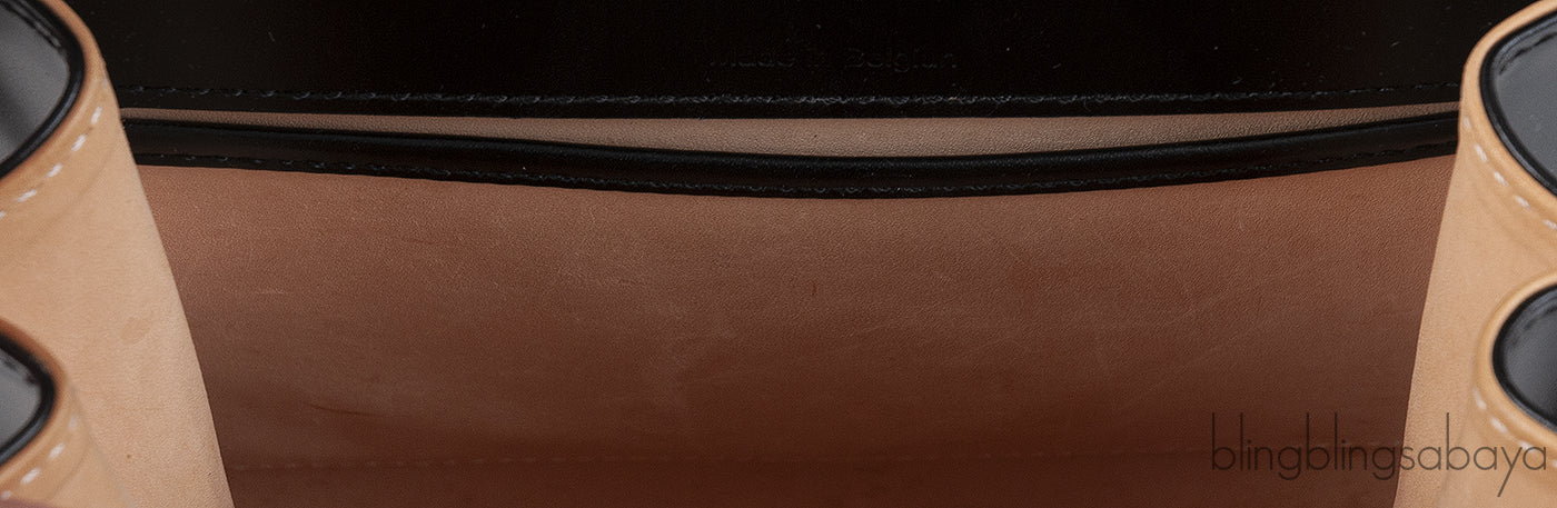 Delvaux Black Brilliant Mini Leather Tote