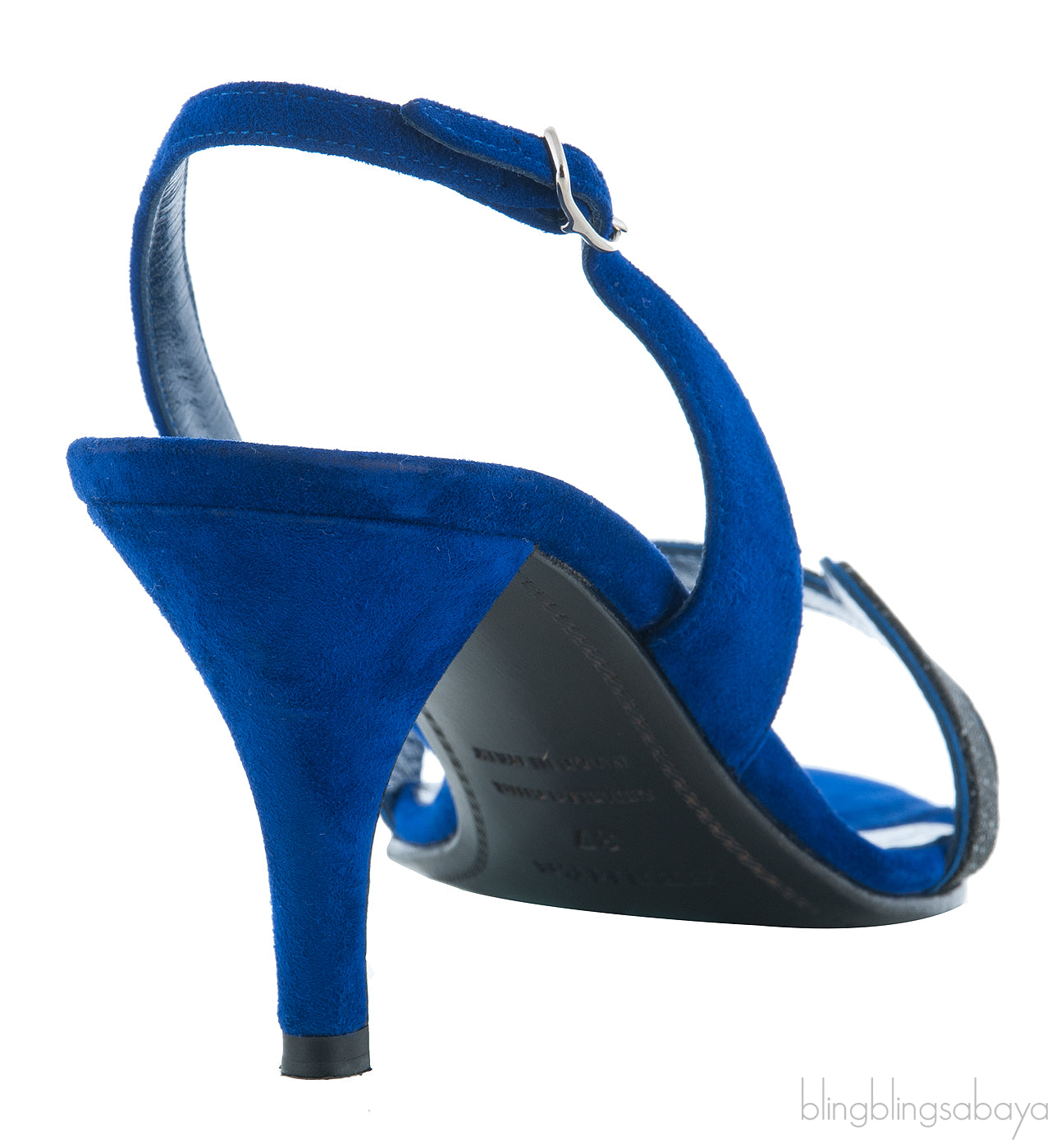 Night 70 Blue Slingback Sandals