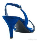 Night 70 Blue Slingback Sandals