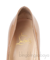 Nude Patent Leather Heels