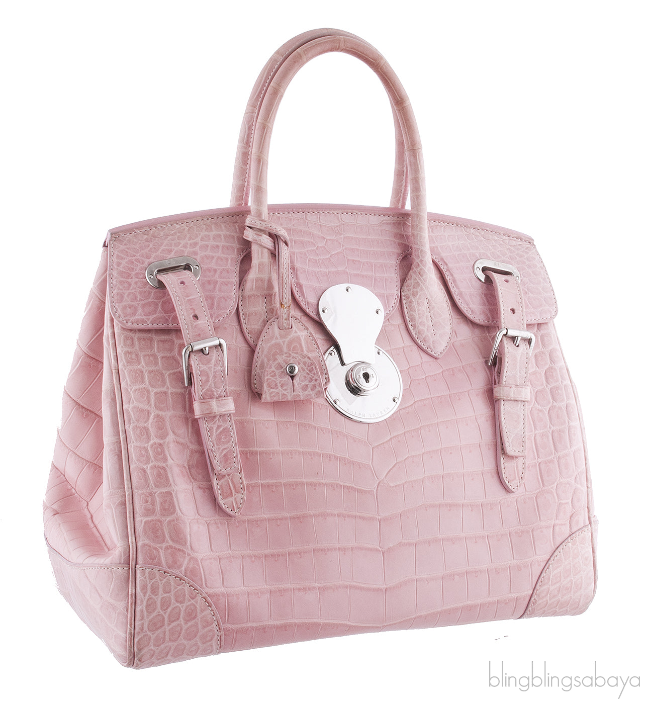 Ricky Light Pink Alligator Bag