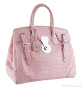 Ricky Light Pink Alligator Bag