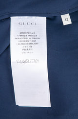 Blue Contrasting Collar Shirt