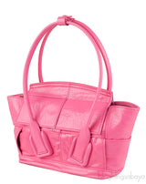 Pink Arco Mini Leather Tote