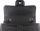 Dark Grey Crocodile Mini Bag