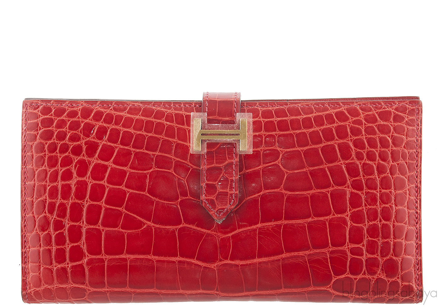 Geranium Bearn Crocodile Wallet