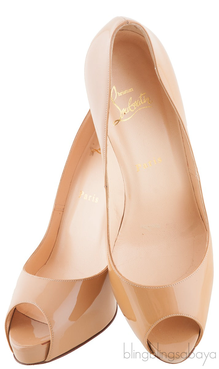 Nude Very Prive 120 Peep Toe Pump